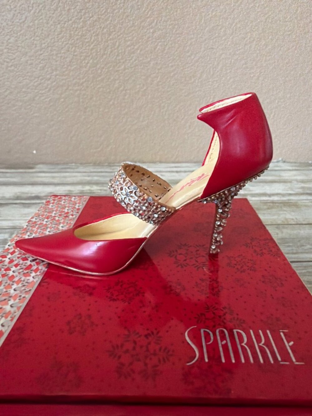 2006 Just the Right Shoe by Raine "Sparkle" 6th Annual Christmas #25622 w/Box - Picture 6 of 13